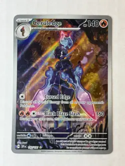 Pokemon TCG Ceruledge 197/191 Sv08 Surging Sparks Illustration Rare Holo FA - Image 1