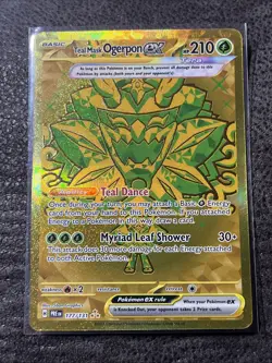 Pokemon TCG - Prismatic Evolutions - Hyper Rare - Teal Mask Ogerpon ex - 177/131 - Image 1
