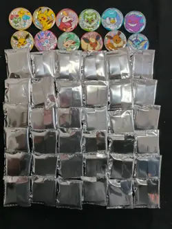 2026 Pokemon TCG S-Chinese Glaceon Jolteon Sylveon Pikachu Badge Lot*48 #02 LU57 - Image 2