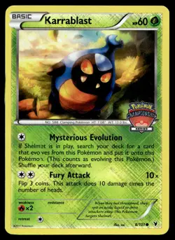 Karrablast - 8/101 Crosshatch (League Promo) 008/101 2016 Pokemon TCG - Image 1
