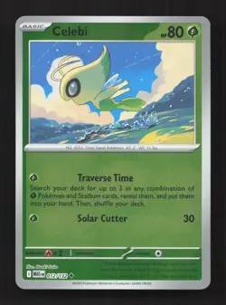 Celebi 012/132 Uncommon Mega Evolution Pokemon Reverse Holo Near Mint - Image 1