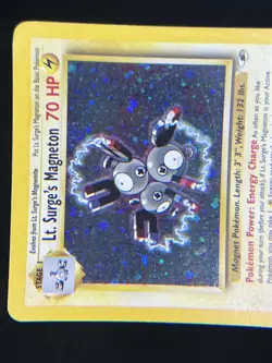2000 TCG Pokemon Gym Heroes #8 Lt. Surge's Magneton 008/132 HOLO Rare - Image 3