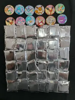 2026 Pokemon TCG S-Chinese Glaceon Jolteon Sylveon Pikachu Badge Lot*48 #01 LU57 - Image 2
