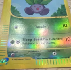 The Pokemon Company Oddish 122/165 Expedition Base Set Reverse Holo English 50HP - Image 1
