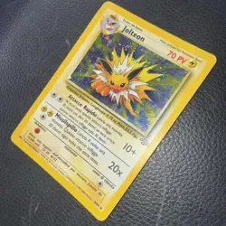 Jolteon 4/64 Jungle Holo ITALIAN HP/DMG Vintage WOTC Pokemon TCG Fast Shipping - Image 3