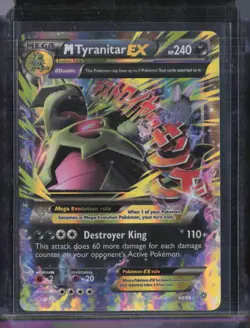 2015 Pokemon XY Ancient Origins #43 M Tyranitar EX - Image 1