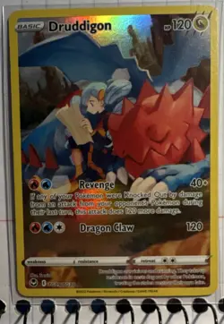SwSh12 Silver Tempest TG Druddigon TG09/TG30 UR Holo Full Art 120 HP ENG - Image 1