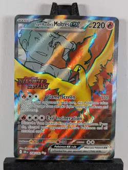 Pokemon TCG Destined Rivals - Team Rocket's Moltres Stamped Promo Set - Image 4