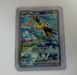 Zapdos ex 202/165 Scarlet & Violet 151 Ultra Rare Full Art Holo English 2023 - Image 1