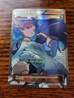 Pokemon Winona (Full Art) Trainer 108/108 Roaring Skies (ROS) Holo Near Mint NM - Image 1