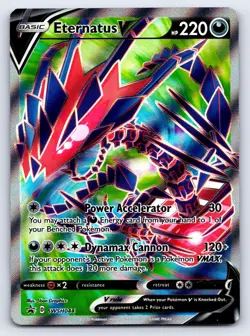 Eternatus V SWSH044 Holo Promo Sword & Shield Promo Pokemon Near Mint - Image 1