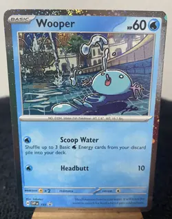 Wooper Cosmos Holo Scarlet & Violet Black Star Promo #155 Pokemon TCG NM - Image 1