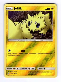 Joltik SM - Unified Minds #61 (2019) Common Reverse Holo NM Pokemon - Image 1