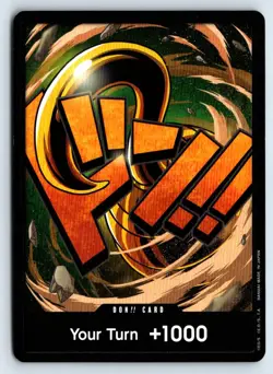 DON!! Card (Crocodile) One Piece Premium Booster -The Best- DON!! Near Mint - Image 1