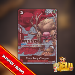 Tony Tony Chopper RARE WINNER CHAMPIONSHIP ALT ART OP04-010 ONE PIECE TCG NM - Image 1