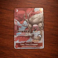 Tony Tony Chopper RARE WINNER CHAMPIONSHIP ALT ART OP04-010 ONE PIECE TCG NM - Image 2