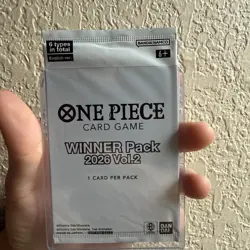 One Piece TCG Winner Pack Vol. 2 2026 English Sealed Promo Pack - Image 1