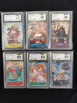 2025 One Piece TCG JPN P-106 P P-103 P Monkey D Luffy Lot*6 PGS 10 Pristine LU57 - Image 2