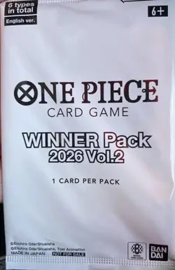 One Piece English - Tournament Winner Pack 2026 Vol. 2 - Promo Pack - Sealed - Image 1