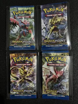 XY BREAKPoint - Sealed 4 Booster Pack Art Set - Pokemon XY TCG - Image 1