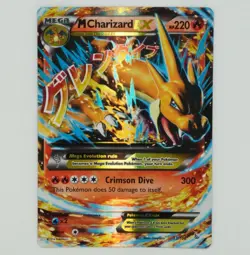 Mega-Charizard EX - 13/106 - Secret Rare PL/MP, English Pokemon XY FlashFire - Image 1