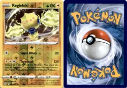 2021 Pokemon, Evolving Skies, #60/203 Regieleki, Reverse Holo Rare - Image 1