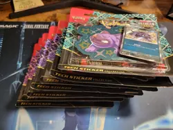 Paldean Fates Tech Sticker Collection Lot (7x) FACTORY SEALED Pokemon TCG - Image 2