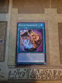 YUGIOH POT OF PROSPERITY RA01-EN066 SUPER 1ST ED NM - Image 1