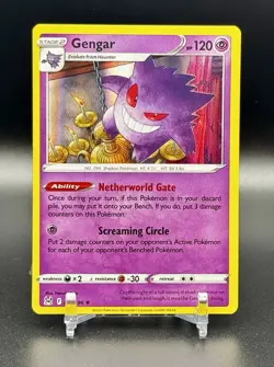 Pokemon Card Gengar 066/196 Lost Origin Holo Rare 2022 NM - Image 1