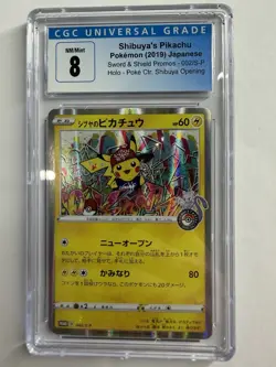 Pokemon Shibuya's Pikachu - 002/S-P Japanese Promo CGC 8 - Image 1