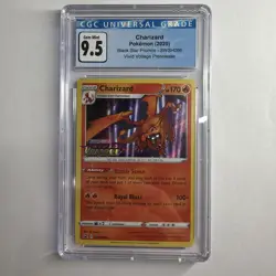 Pokemon Charizard SWSH066 Stamped Vivid Voltage Prerelease CGC 10 (old Label) - Image 1