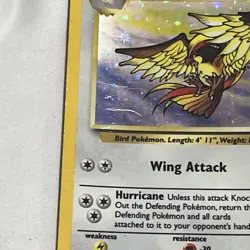 Pokemon Card TCG Pidgeot 14/130 Base Set 2 Holo Rare - LOOK AT DAMG - Image 2