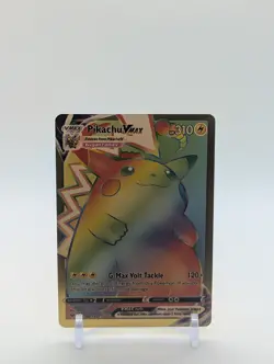 Pokemon🔥PIKACHU VMAX 188/185🔥GOLD FOIL Custom Card🔥Rainbow🔥Vivid Voltage🔥 - Image 1