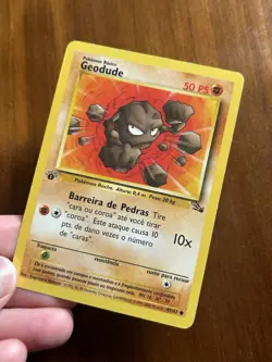Pokemon TCG | SPANISH Geodude 47/62 1st Edition Regular LP | Fossil - Image 3