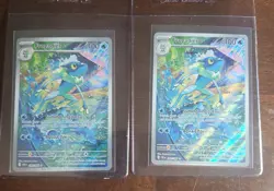 Pokemon Frogadier IR 089/086 Me04: Chaos Rising Holo Illustration Rare - Image 1