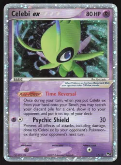 Celebi ex 017/017 Pop Series 2 Holo Ultra Rare Pokemon TCG Nintendo promo - Image 1