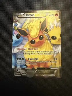 Pokemon TCG Flareon Ex Full Art Radiant Collection From Generations - Image 1