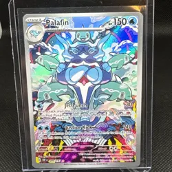 -NEW- 2023 Pokemon Palafin (200/197)-Full Art-Obsidian Flames-Illustration Rare - Image 1