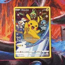 Pikachu SWSH020 Holo Promo Sword & Shield Promo Pokemon Holo - Image 1