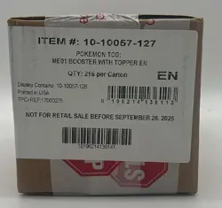 Pokemon TCG ME01 Mega Evolution Base Set Booster Box Case SEALED/NEW - Image 1