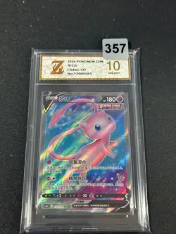 Pokemon TCG S-Chinese Sword &Shield Mew V SR CS4bC 137 Grade10 - Image 1