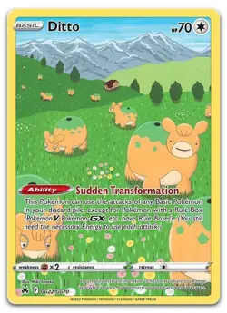 Ditto #GG22/GG70 (Holo) (NM) Crown Zenith: Galarian Gallery CRZ:GG Pokemon - Image 1