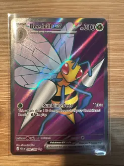 Beedrill EX - 098/086 Full Art Double Ultra Rare - Pokemon TCG Chaos Rising - NM - Image 1