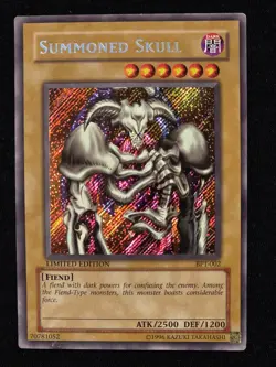 Konami Yu-Gi-Oh! Summoned Skull Secret Rare Foil Limited BPT-002 2500/1200 - Image 1