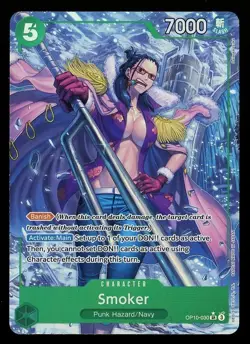 2025 One Piece ENG Royal Blood OP10-030 SMOKER Alternate Art - Image 1
