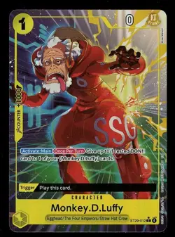 2026 One Piece ENG Starter Deck ST29-012 MONKEY D LUFFY Alternate Art - Image 1