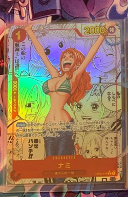One Piece MONKEY D. LUFFY & NAMI Parallel Manga EB02-061 OP11-118 OP01-016 Set - Image 5