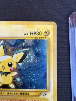 Pichu Holo Rare Card No. 172 Neo Genesis NM (Pocket Monsters) 🌀Swirl🌀 NM - Image 4