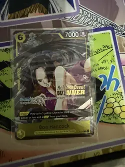 Boa Hancock (OP15 Release Event Winner) P-115 SEALED One Piece Cards Foil - Image 2