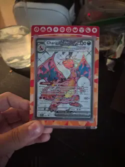 Charizard EX Tera Pokemon card mint condition. - Image 1